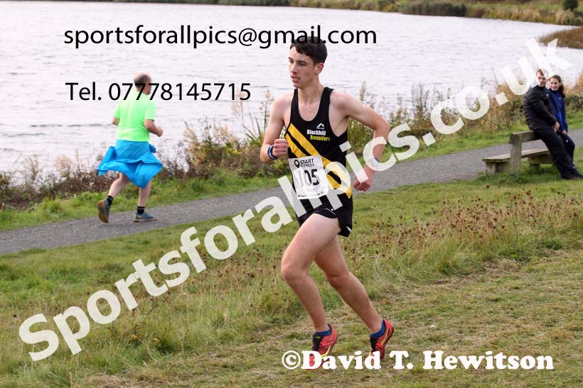 Senior mens 2021 North Eastern Harrier League, Druridge Bay. Photo: David T. Hewitson/Sports for All Pics